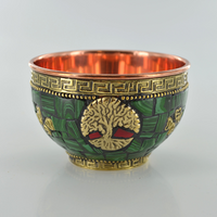 Spirit Earth Coloured Copper Bowl Tree of Life