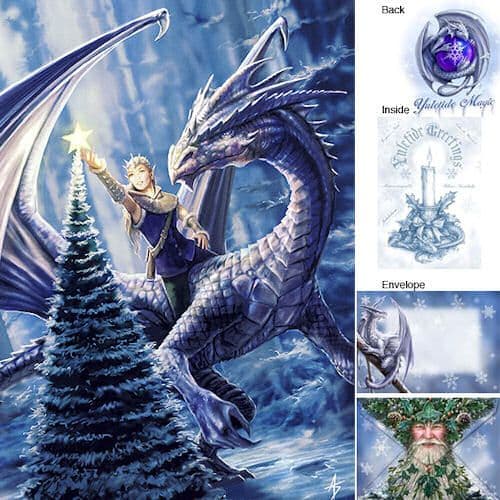 Spirit Earth Winter Fantasy Greeting Card