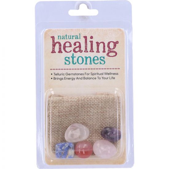 Natural Healing Stones Set Nemesis Now Spirit earth