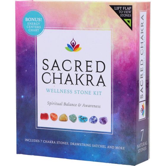 Sacred Chakra Wellness Stones Kit Nemesis Now Spirit Earth