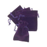 Velvet Bag - Purple 9cm x 12cm