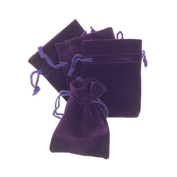 Velvet Bag - Purple 9cm x 12cm