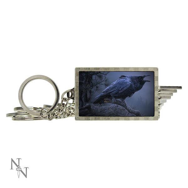 Spirit Earth 3d Cry of the Raven Keyring