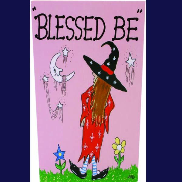 Spirit Earth Blessed Be Greeting Card