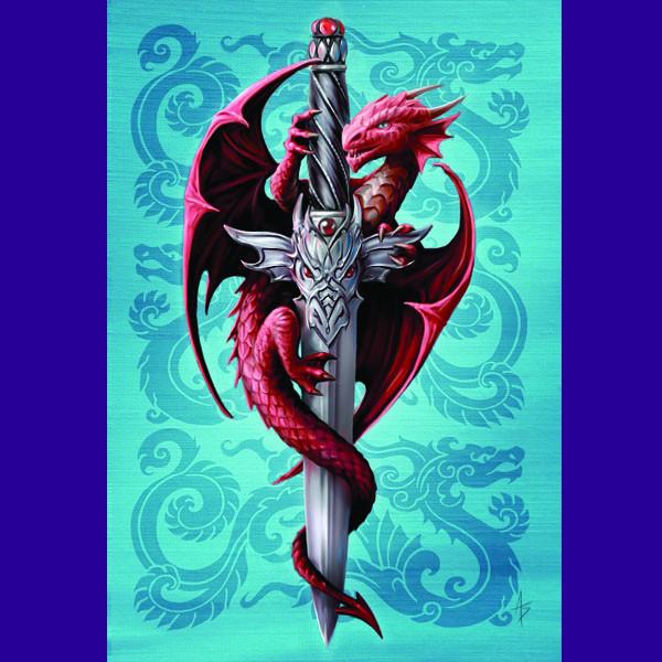 Spirit Earth Dragon & Dagger Greeting Card