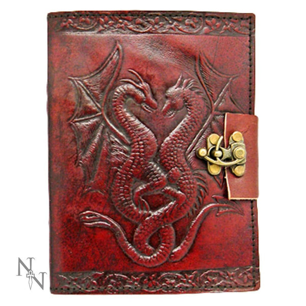 Spirit Earth Dragon Leather Journal - Lock