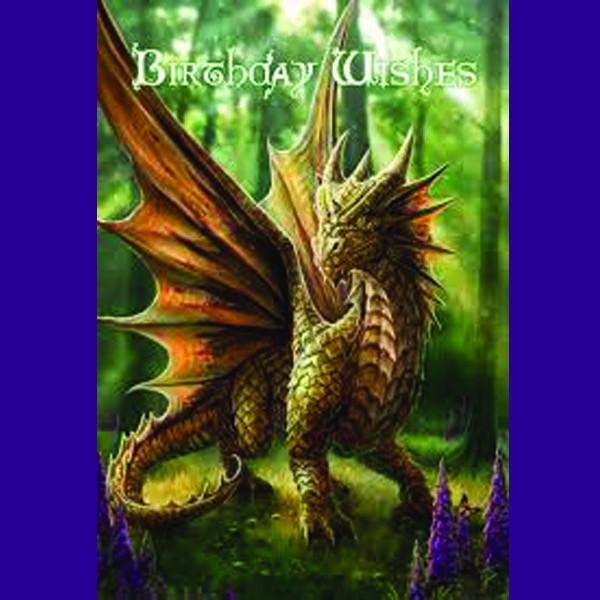 Spirit Earth Friendly Dragon Greeting Card