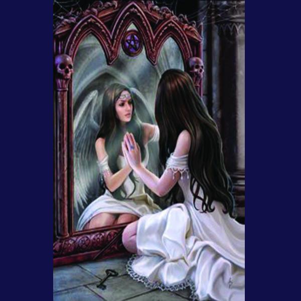 Spirit Earth Magical Mirror Greeting Card