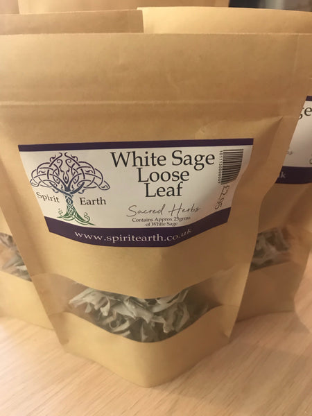 Spirit Earth White Sage Leaf Loose